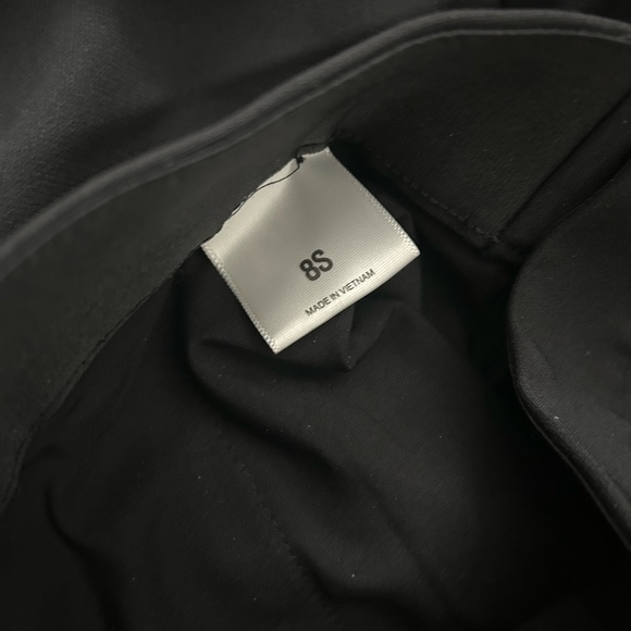 Express Editor High Waisted Trouser Flare Pant- Black- Sz 8 - Picture 3 of 4